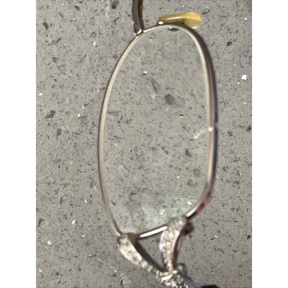 Valentino Eyeglasses Frames Only 5650/U 06CD 54-18-130 Silver Black Italy - Picture 12 of 14